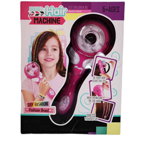 اسباب بازی لوازم آرایشی دستگاه بافت مو کوچک با نخ رنگی BRAIDED HAIR MACHINE_اسباب بازی